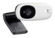 Logitech Webcam C110, USB 2.0, 1.3Mpix foto, 640*480, White/Grey ( 960-000754)