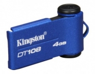 Флеш диск Kingston 4Gb DataTraveler 108 USB2.0 Hi-Speed (DT108/4GBZ) (DT108/4GBZ)