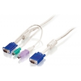 1-to-3 3.0m cable for PS/2 and USB for KVM-0831/1631 ( 00008915)