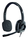 Headset Logitech H250 Premium  Stereo Ice Blue ( 981-000377)